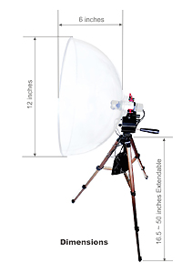 directional parabolic dish microphone, sound amplifier, sound catcher, bird song record, hearing amplifier for hunting bird watching
