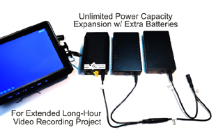 handheld video recoerder, rechargeable video recording monitor, rechargeable DVR monitor, portable video recording monitor, portable DVR
