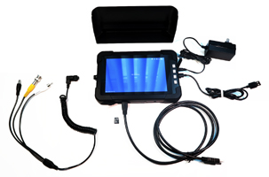 portable video recorder, dvr monitor, touch screen 7inch DVR monitor, handheld video recording monitor
