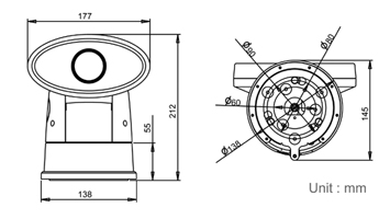 network IP PTZ camera, vehicle rooftop mobile PTZ casm