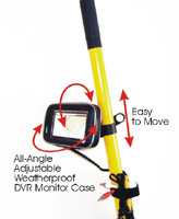 pole attachable DVR monitor