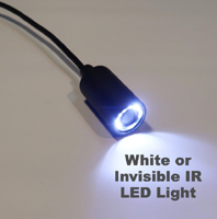 invisible ir light underwater camera, waterproof ir inspection camera, mini size waterproof camera